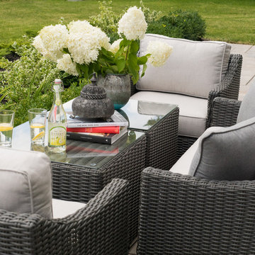 Bretton Slim love seat set - Brad's house