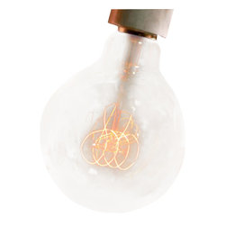 Filament Bulb, Medium Globe Curlicue - Incandescent Bulbs