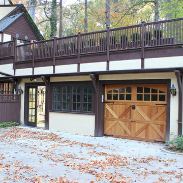 Garden deck roof