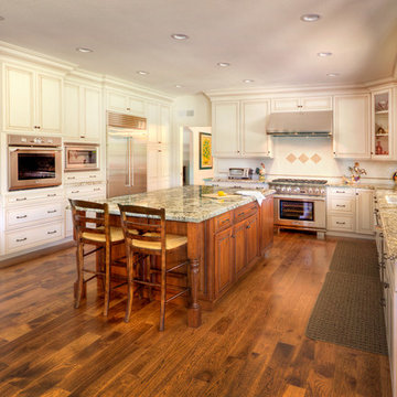 Gorgeous Cream Colored Kitchen in Westlake Village