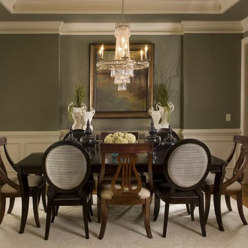 Mercer Collection 10-Light 27" English Bronze Chandelier with Hand Polished Crys