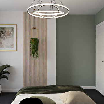 Before&After of the Apartment in London in Modern Style
