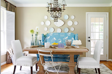 Inspiration for a country dining room remodel in Atlanta