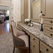 Make up station/bathroom storage