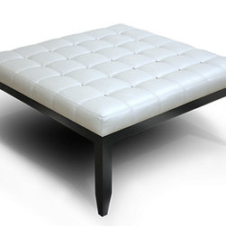 Chrystie Square Tufted Ottoman - Footstools And Ottomans