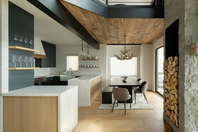 Minimalist kitchen photo in Other