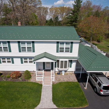 Metal Roofing - Oxford Metal Shingle in Forest Green