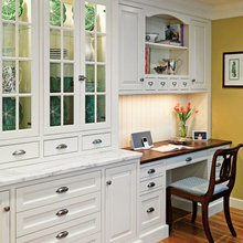 Kitchen desk and DR bar same look