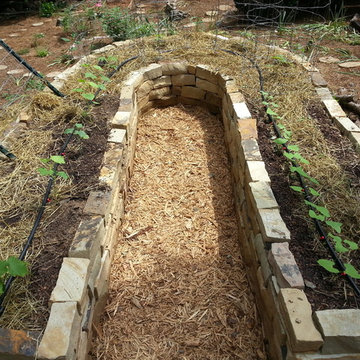 Rock Raised Veggie Garden Bed