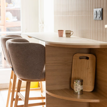Il s'agit de la rénovation d'un appartement de 70M2