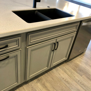 New Construction-Milan IL Koch Express Painted White Fog Black Highlights