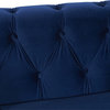 Jasmine Button Tufted Chesterfield Sofa Navy Blue