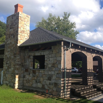 PF Cook Brick Outdoor Living Pavilion
