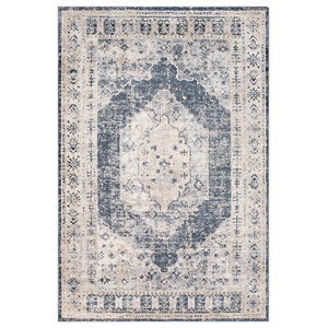 Stoneboro Vintage Blue Orange Tassel 2' x 2'11 Area Rug Stoneboro Vintage Blue Orange Tassel 2' x 2'11 Area Rug