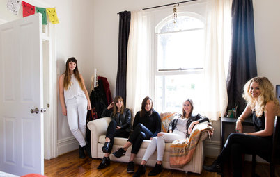 My Houzz: A Creative and Warm Rented Home Brings Five Friends Together