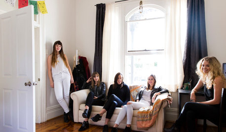 My Houzz: A Creative and Warm Rented Home Brings Five Friends Together