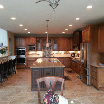 The kitchen is where everyone gathers in this Brettwald home