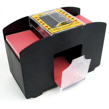 4 Deck Automatic Card Shuffler, Two Shufflers