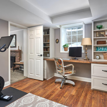 Bright & Cozy Multipurpose Living Space Basement Remodel