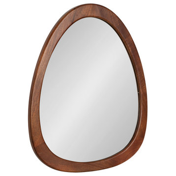 McKinder Wood Mirror, Brown 24x28