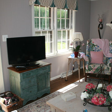 Simple Solutions in Window Treatments - a soft and serene valance for a relaxed