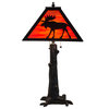 24H Lone Moose Table Lamp