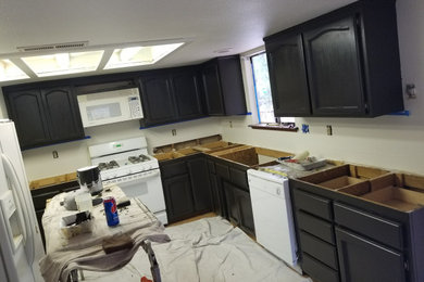 Kitchen Cabinet strip and refinish
