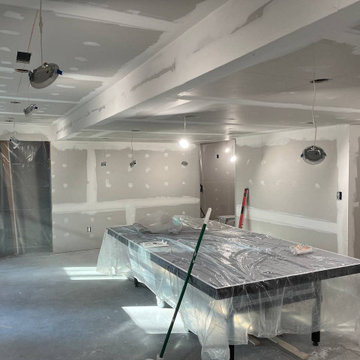Acton, MA Basement Makeover: From Unfinished to Functional Living Space