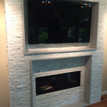 Dry Stack Fireplace
