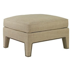 Hickory Chair Ottomans and Benches - Footstools And Ottomans