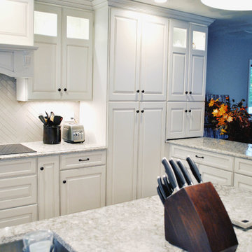 Transitional White Kitchen
