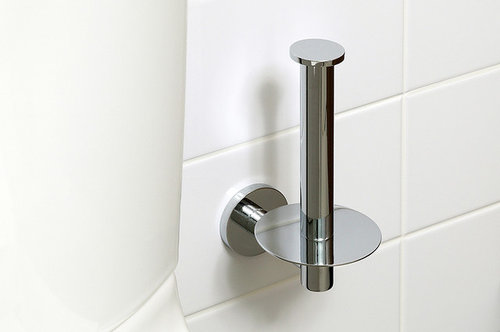 Metal Toilet Handle Replacement Tool For Lever Flush Bathroom Decor Chrome Finis