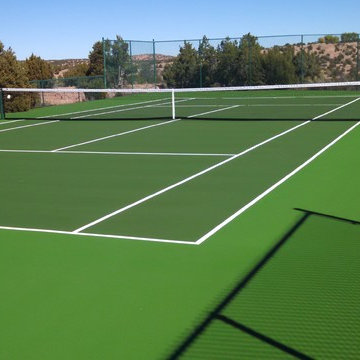 Backyard Tennis Court