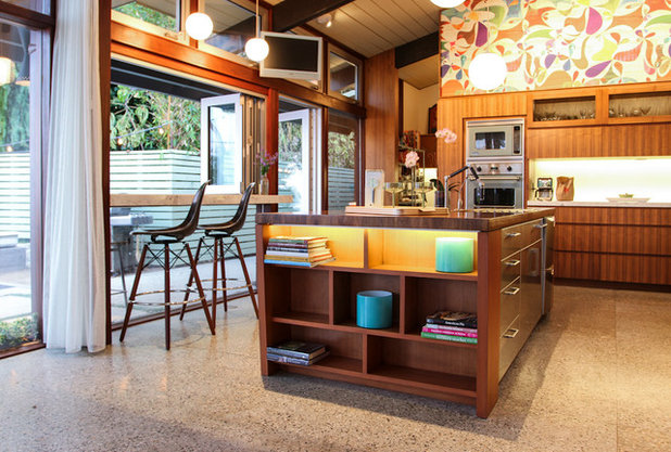 Midcentury Kitchen by Native Son Design Studio