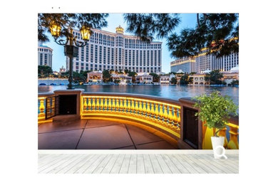 Example of a trendy home design design in Las Vegas
