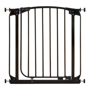 dreambaby retractable gate black