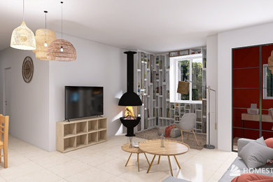 Aménagement d'un salon.