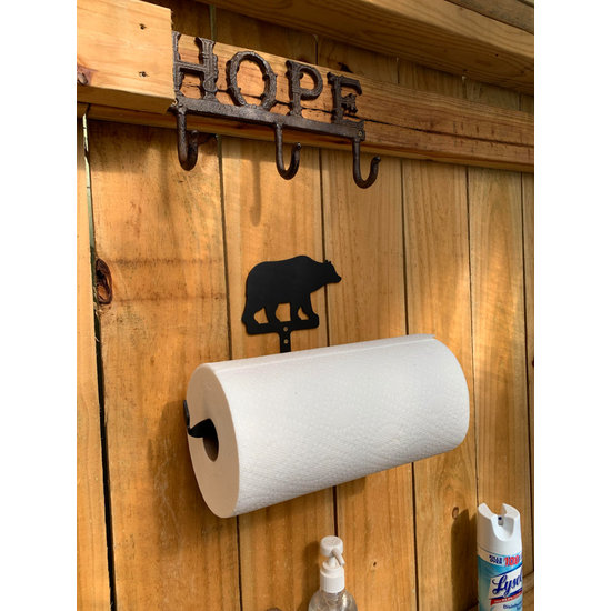 Rooster Paper Towel Holder With Horizontal Wall Mount Contemporary