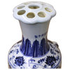 Chinese Blue White Porcelain Precise Birds Scenery Vase Hws758
