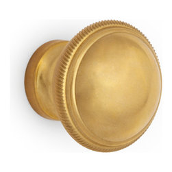 No. 75625 Classic Round Cabinet Knob with Knurl - Cabinet And Drawer Knobs