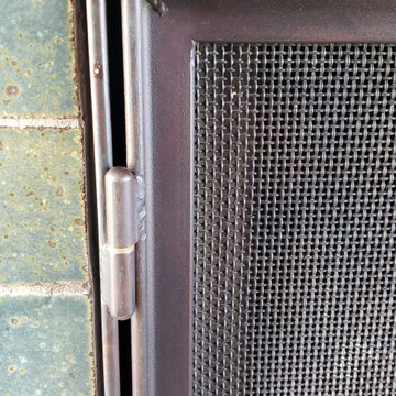 Teton Angle Iron Fireplace Doors