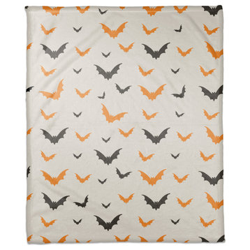 Halloween Bats 50x60 Throw Blanket