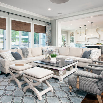 Beach Style Living Room