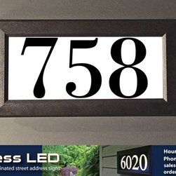 Address LED - illuminated house numbers - House Numbers