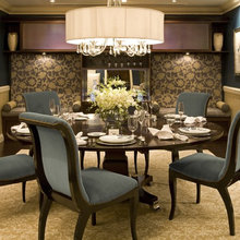 dining room table and chairs.