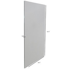 Vertical or Horizontal Polished Edge Mirror - Contemporary - Bathroom ...