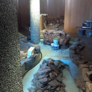 1000 Gallon Indoor Pond Installation - Kent, CT