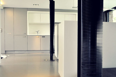 Idée de décoration pour une cuisine design.