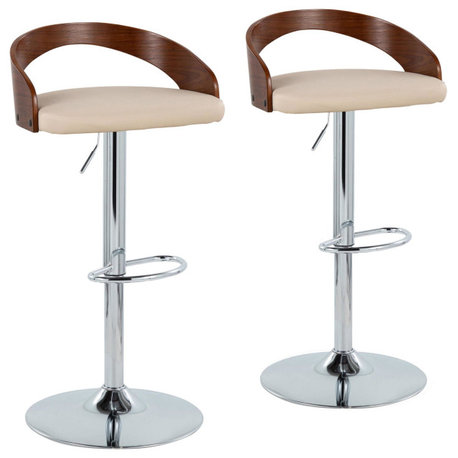 Grotto Adjustable Height Barstool, Set of 2