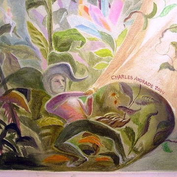 Mural/Lazure for Child's Room - California